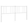 vidaXL Vervangend hoofdbord metaal wit 193 cm