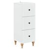 vidaXL Ladenkast Wit 33 x 34,5 x 90 cm Bewerkt hout