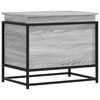 vidaXL Opbergbox met deksel 60x40x51,5 cm bewerkt hout grijs sonoma