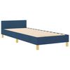 vidaXL Bedframe met hoofdeinde Blauw 100 x 200 cm Stof