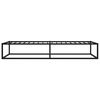 vidaXL Bedframe metaal zwart 90x200 cm