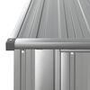 vidaXL Tuinschuur 180,5x97x209,5 cm gegalvaniseerd staal grijs