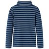 Kindershirt met lange mouwen 116 marineblauw