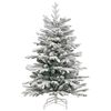 vidaXL Kunstmatige Inklapbare Kerstboom Wit 120 cm PE en PVC
