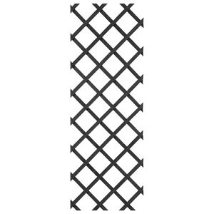 Nature Tuinlatwerk 50x150 cm hout antracietkleurig