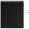vidaXL Jaloezie Zwart 120 x 130 cm 35 mm Massief Paulowniahout