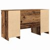 vidaXL Bureau met lade Oud hout 140 x 49 x 76 cm Bewerkt hout