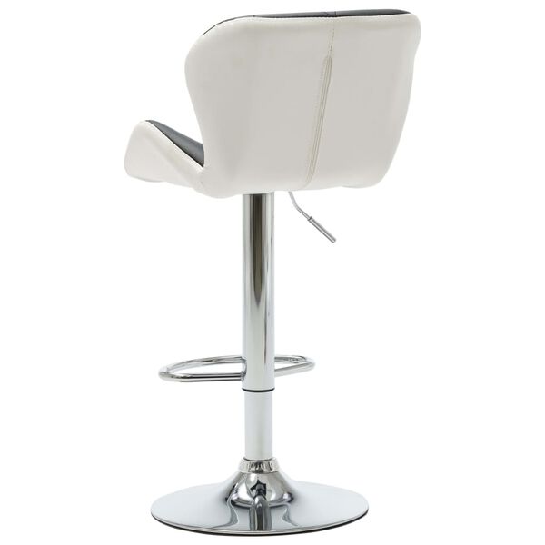 vidaXL Barkruk kunstleer zwart