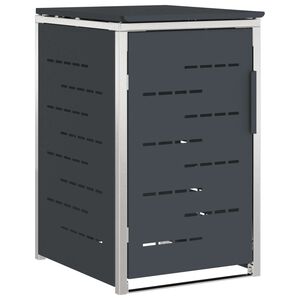vidaXL Containerombouw for 1 Bin 240L Antracietkleurig