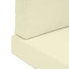vidaXL Buiten bankkussen 3 pcs Cr&egrave;me Polyester