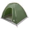 vidaXL Kamperen tent 2-persoons Groen 185T Polyester met PU coating