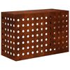 vidaXL Airconditioner hoes Roestkleurig 90 x 40 x 60 cm weervast staal