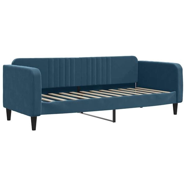 vidaXL Slaapbank 80x200 cm fluweel blauw