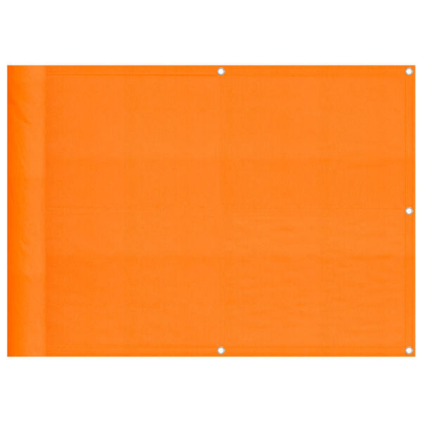 vidaXL Balkonscherm Oranje 75x1000 cm 100% Polyester Oxford