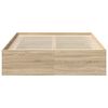 vidaXL Bedframe sonoma eikenkleurig 160x200 cm