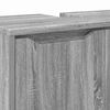 vidaXL Badkamer wastafelkast Grijs Sonoma 60 x 30 x 60 cm Bewerkt hout
