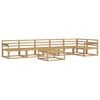 vidaXL Buiten bankenset 7 pcs Wit 79 x 79 x 37 cm Massief Acaciahout