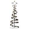 vidaXL LED-kerstboom met kerstballen 100 LED's warm wit 150 cm