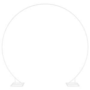 vidaXL Trouwrand Wit 220 x 45 x 200 cm Staal