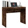 vidaXL Bureau 90x40x72 cm bewerkt hout gerookt eikenkleurig
