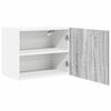 vidaXL Hangkast 2 pcs Grijs Sonoma en Wit 50 x 31 x 40 cm Bewerkt hout