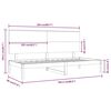 vidaXL Slaapbank zonder matras 90x200 cm massief grenenhout