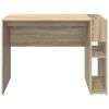 vidaXL Bureau Sonoma Eiken 109 x 50 x 78 cm Bewerkt hout