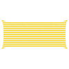 vidaXL Zonneschaduwzeil Geel en Wit 4,5 x 2 m 100% Polyester Oxford