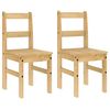 vidaXL Eetkamerstoelen 2 st PANAMA 40x46x90 cm grenenhout