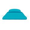 vidaXL Stoelkussens Effen 2 pcs Turquoise 58 x 77 x 4,5 cm Oxford Stof