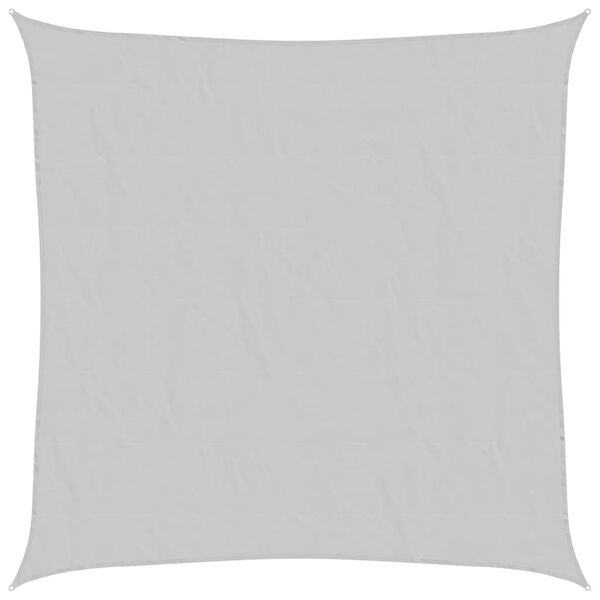 vidaXL Zonnezeil 4x4 m 100% polyester oxford lichtgrijs