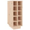 vidaXL Wijnkast 23x34x61 cm massief grenenhout