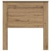 vidaXL Hoofdbord met hoofdeinde Artisan Eiken 75 cm Bewerkt hout