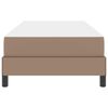 vidaXL Bedframe met matras Cappuccino 90 x 190 cm Stof