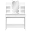 vidaXL Kaptafel met LED-verlichting 96x40x142 cm wit
