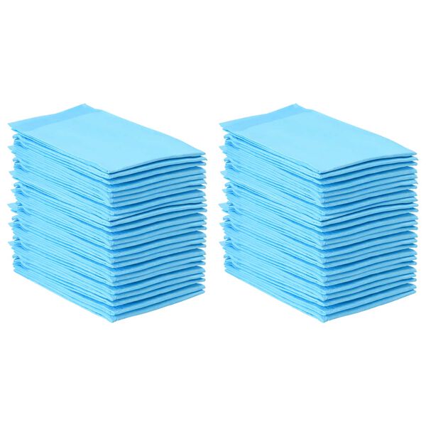 vidaXL Trainingspad voor Huisdieren 50 pcs Blauw en Wit 60 x 60 cm