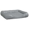 vidaXL Hondenmand 120x100x27 cm kunstleer lichtgrijs