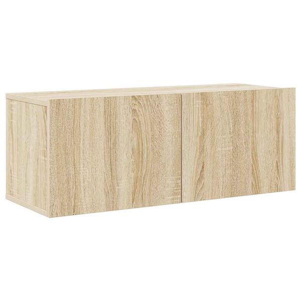 vidaXL 6-delige Tv-meubelset spaanplaat sonoma eikenkleurig