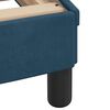 vidaXL Bed met matras "Hanko" fluweel blauw 90x190 cm