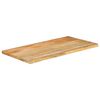 vidaXL Tafelblad met natuurlijke rand 110x60x3,8 cm massief mangohout