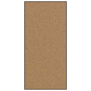 vidaXL Deurmat Anders Crème en Zwart 120 x 250 cm Polyamide en PVC