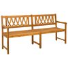 vidaXL Tuinbank 2 -zits 180 x 56 x 90 cm Massief Acaciahout Naturel