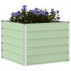 vidaXL Plantenbak Pastelgroen 100 x 100 x 75 cm Staal