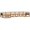 vidaXL Buiten bankenset 7 pcs Naturel Massief Acaciahout