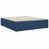 vidaXL Bedframe zonder matras stof blauw 180x200 cm