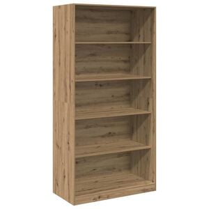 vidaXL Kledingkast 100x50x200 cm bewerkt hout artisanaal eikenkleurig