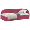 vidaXL Hoekbedframe Wijnrood 90 x 190 cm Fluweel