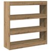 vidaXL Boekenkast 3-laags 100 x 30 x 103 cm Bewerkt hout