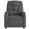 vidaXL Relaxfauteuil Donkergrijze Stof