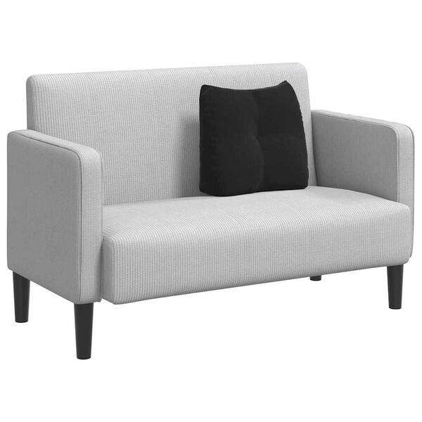 vidaXL Rugkussen Zwart 45 x 24 x 50 cm Fluweel